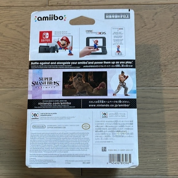 Nintendo Amiibo Kazuya Super Smash Bros. Nintendo switch tekken Figure - in hand - Picture 2 of 4